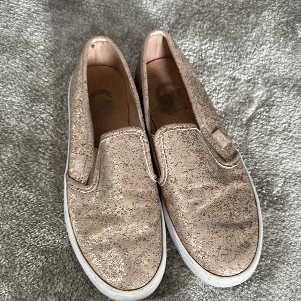 G by Guess Tan Slip-On Sneakers Casual Comfort